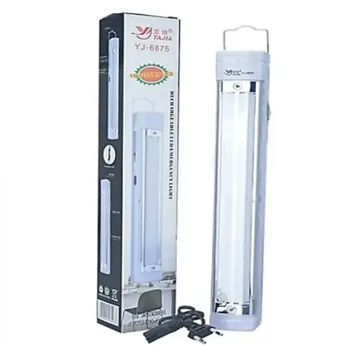 Lâmpada de Emergência LED Recarregável YAJIA YJ-6875 - 15 LEDs, 2 Modos (Modo Lanterna)