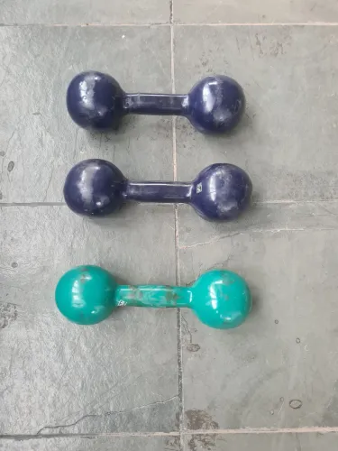 Halteres de 10 kg e 8 kg R$ 9,00/kg