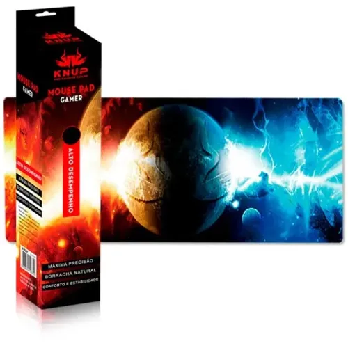 Mouse Pad Gamer, KP-S08, Borracha, 300mm x 800mm x 3mm