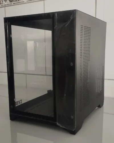 Gabinete Gamer Mancer CV100 Lateral de Vidro Preto [Novo]