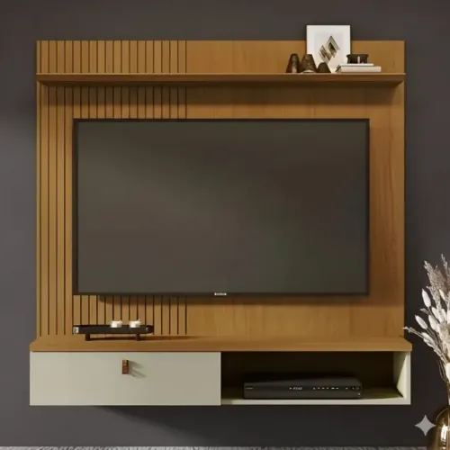 painel novo iris em estoque na cor cumaru/opala