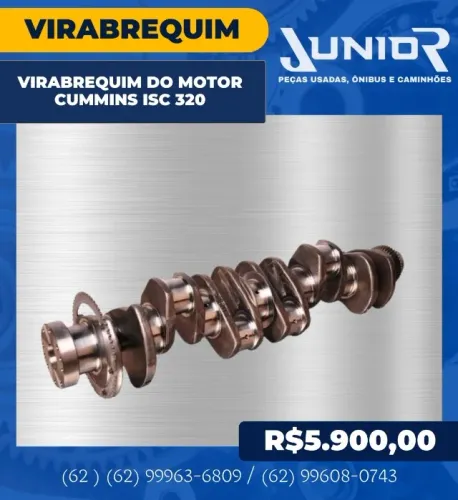 Virabrequim do Motor Cummins ISC 320