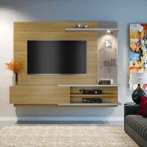 Painel para TV de ATÉ 60? Polegadas 1 Porta Bascular Prateleira Nicho (PEGUE E LEVE)!!