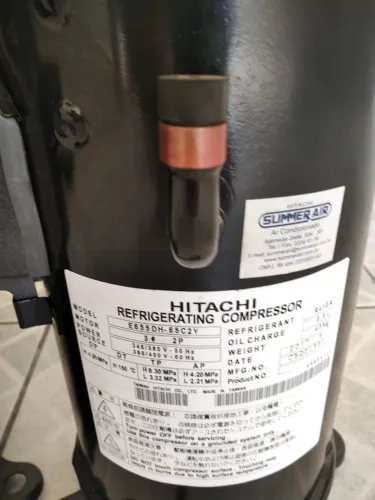 Compressor 380 v trifásico r22 novo 6000 Btus