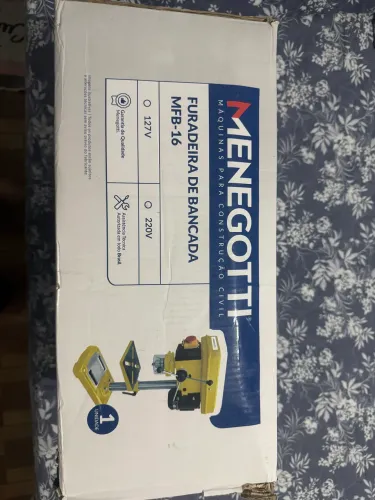 Furadeira de bancada menegotti mfb16