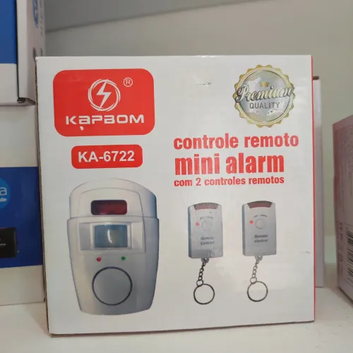 Alarme Mini com Controle Remoto - Segurança para sua Casa