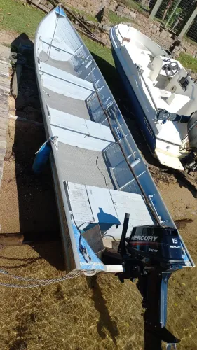 Lancha barco de Alumínio 6m 2015