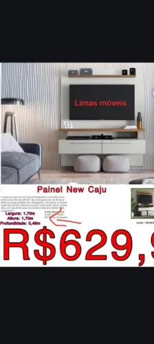 Painel Home nes caju para TV até 65 polegadas  / frete grátis 
