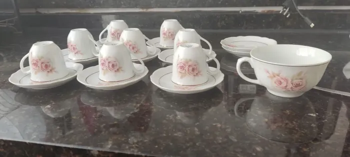 Conjunto de porcelana Real Brasil Anos 50