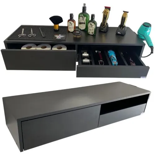 Bancada para barbearia mdf