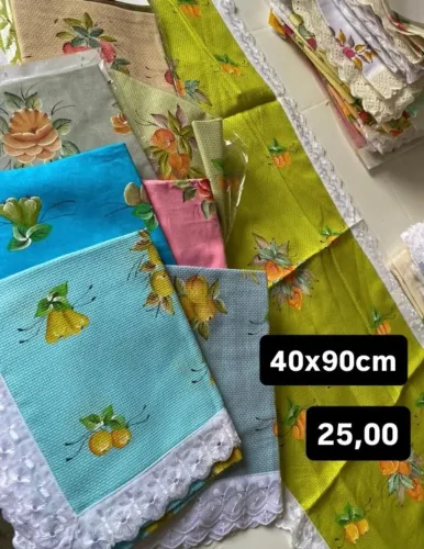 TOALHA DE MESA, CAMINHO DE MESA PEQ E GRANDE
