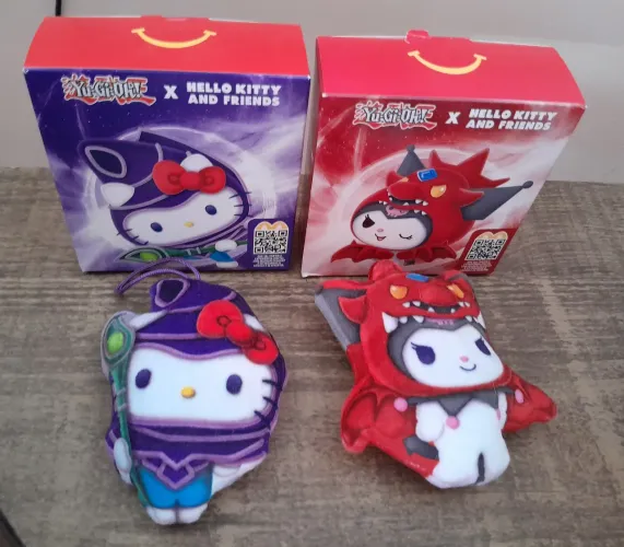 Pelúcias Hello Kitty Yu-Gi-Oh! - Novas