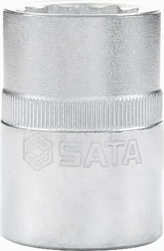 Soquete 27mm estriado encaixe 3/4" - SATA