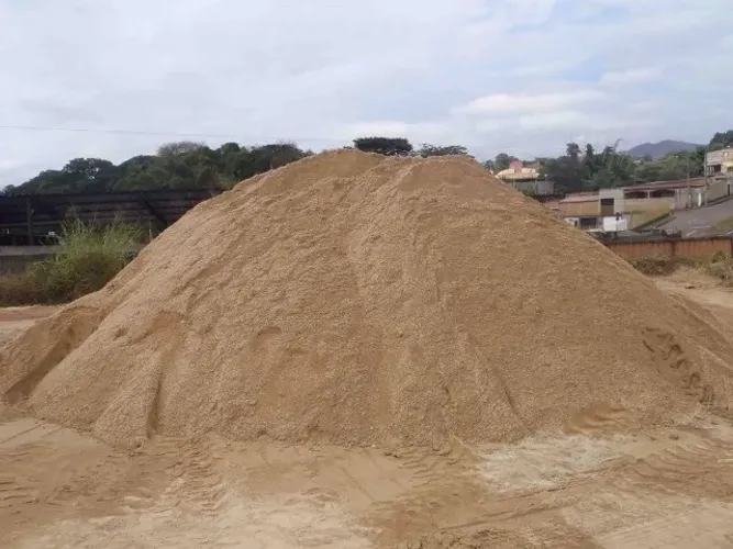 Areia para Construção Civil Carrada Reforma Obra Minha casa minha vida pedra arisco brita 