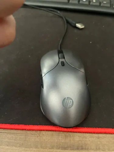 Mouse HP Gaming com fio e ajuste de DPI