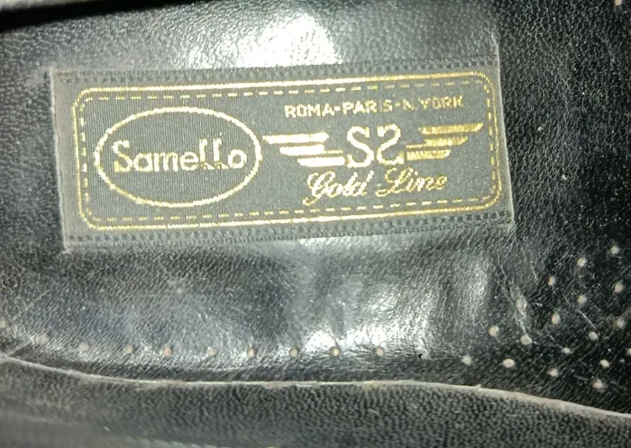Sapato Social Samello Gold Line Preto - 43.