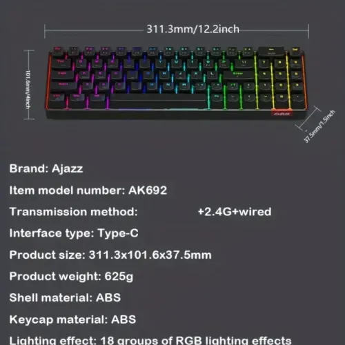 TECLADO MECANICO AJAZZ x NACODEX