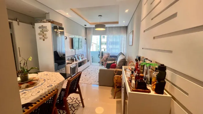 Apartamento 1 Dormitório à venda com Vista para o Mar - Santos Embaré