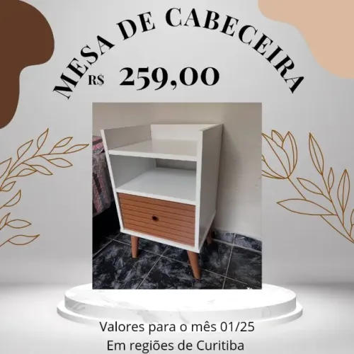 Promoção Mesa de Cabeceira Retro - 06/01  