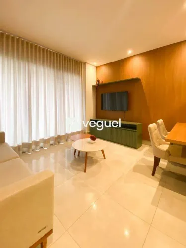 Apartamento mobiliado de 56,24m² para alugar no bairro Jardim Botânico, Ribeirão Preto/SP.