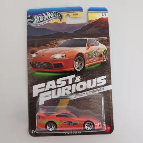 Miniatura Hot Wheels SIlver Series - Toyota Supra Velozes e furiosos