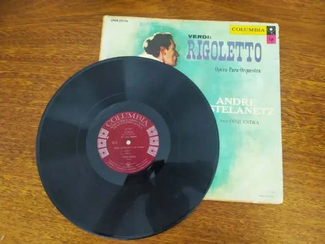 Disco De Vinil Verdi Rigoletto