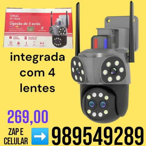 Câmera de segurança Com 4 leds CA243