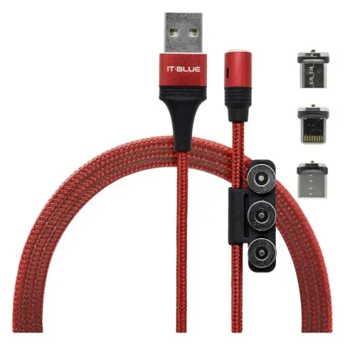 Cabo Magnético Para Celular 3 Em 1, Micro usb, Type-c e Lightning, Universal Novo