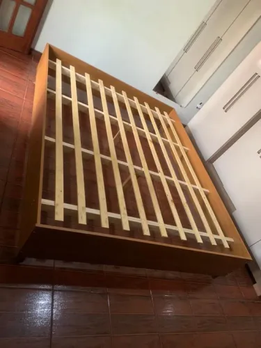 Cama Box de madeira - Queen 