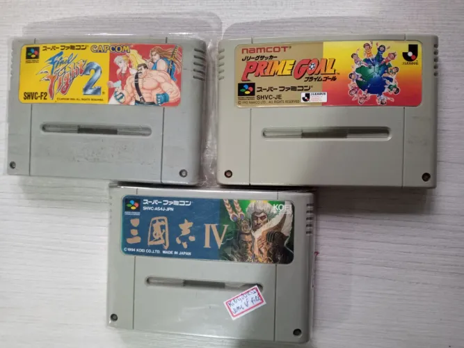 Lote jogos SNES famicon 