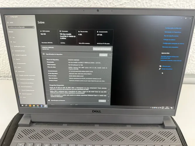 Notebook Gamer Dell G15 5511
