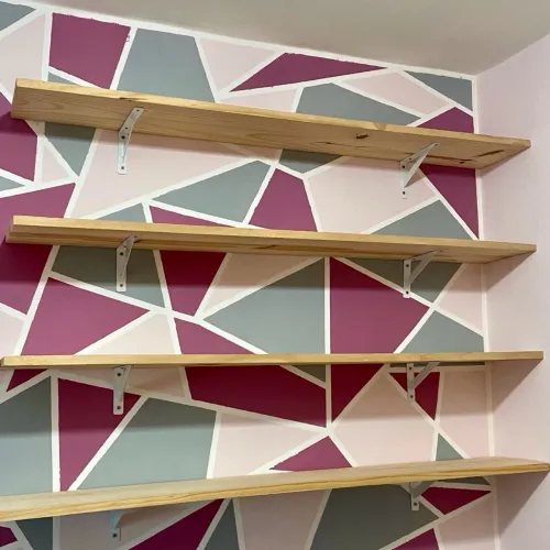 Prateleiras de Madeira de Pinus