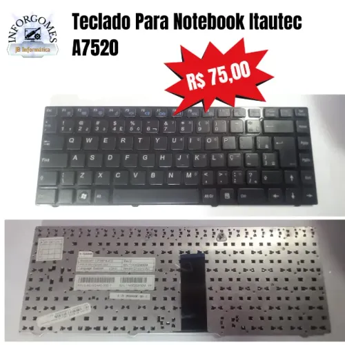 Teclado Para Notebook Itautec A7520