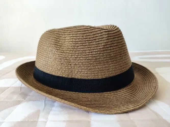 Chapéu tipo Panamá marrom