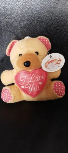 Ursinho de pelúcia com coração 'I Love You'