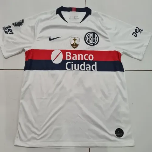 Camisa San Lorenzo Nike Branca Importada Tamanho G com detalh