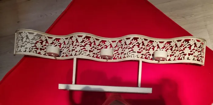 Castiçal duplo lado centro de mesa para 7 velas