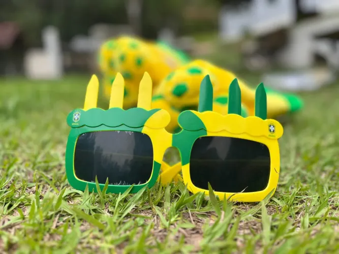 Óculos temático do Brasil