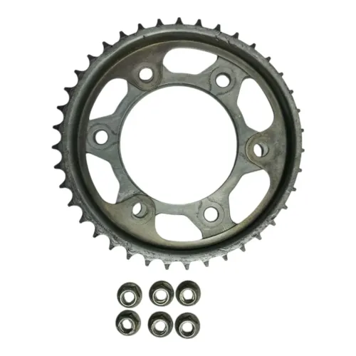 Kit Relação Coroa Protetor Coroa Porcas Yamaha Fazer 150