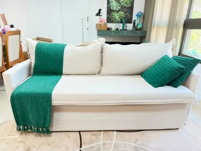 Sofá Bege 2m