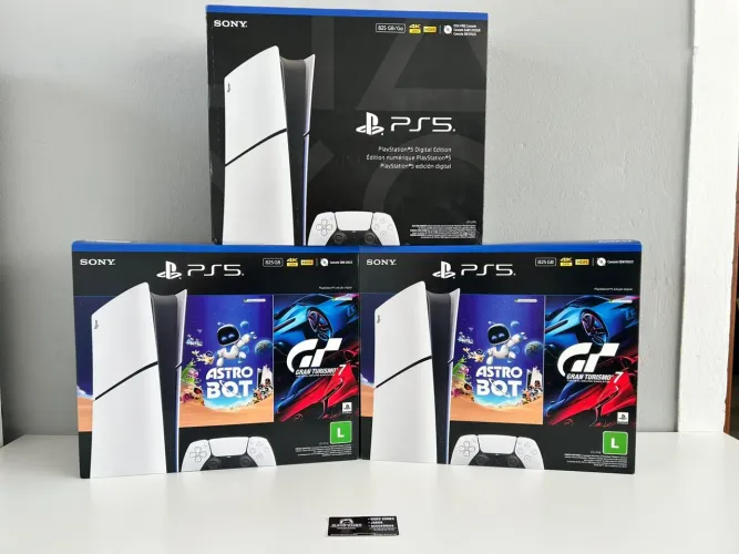 NOVO/LACRADO!! Playstation 5 Slim!! Pego seu videogame na troca (Aceito Cartão)