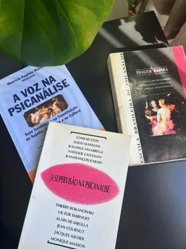 Livros de Psicanálise - A Voz na Psicanálise, Imagem Rainha e A Supervisão na Psicanálise