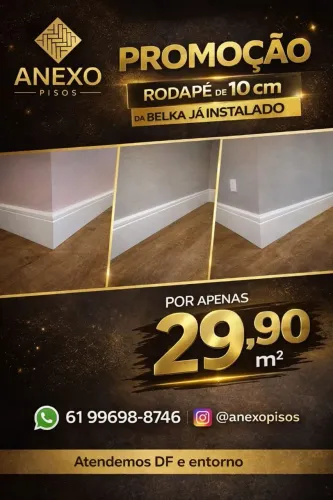 Rodapés.