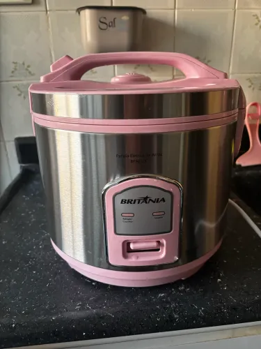 Panela de Arroz Elétrica Rosa Britânia Pink lovers