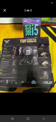 Vende kit gamer placa mãe TUF GAMER B360M+I5 9400F