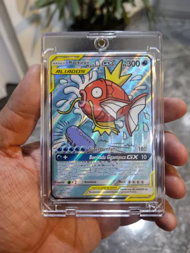 Carta de Pokemon - Magikarp e Wailord GX (161/181)