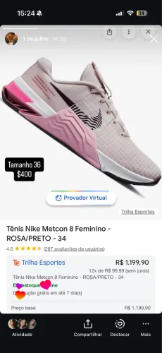 Metcon 8 feminino