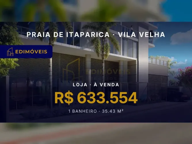 Praia de Itaparica: Loja comercial com pé-direito alto e versatilidade