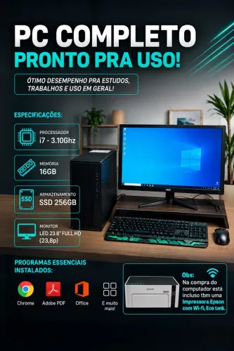 COMPUTADOR I7 COMPLETO + EPSON 