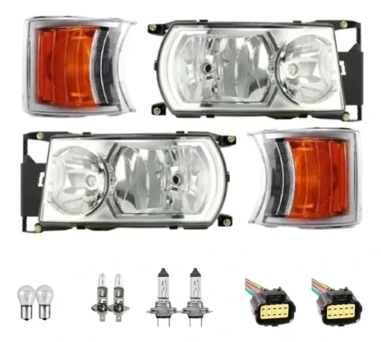 Kit Farol Scania Série 5 124 S4 S5 Adaptação TRZF KTSC5036